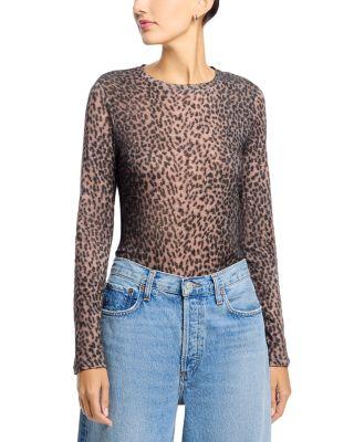 Animal Print Top by MAJESTIC FILATURES