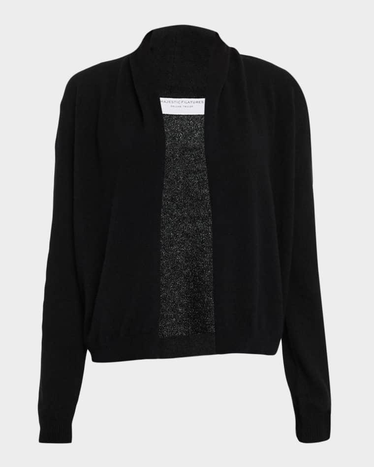 Cashmere Open-Front Cardigan by MAJESTIC FILATURES