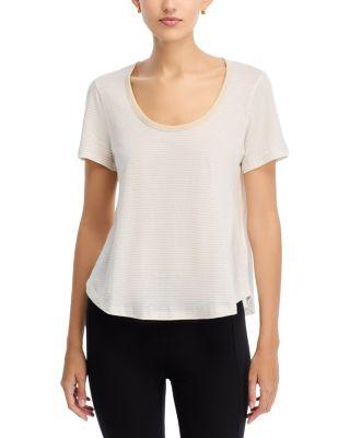 Cotton Short Sleeve Crewneck Tee by MAJESTIC FILATURES
