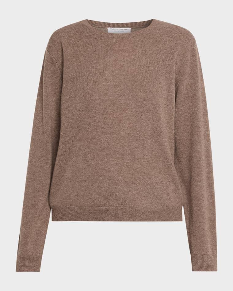 Crewneck Cashmere Sweater by MAJESTIC FILATURES