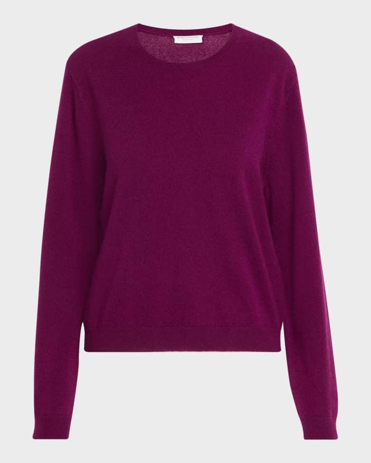 Crewneck Cashmere Sweater by MAJESTIC FILATURES