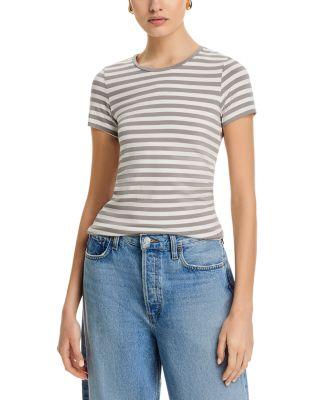 Filatures Striped Crewneck Tee by MAJESTIC FILATURES