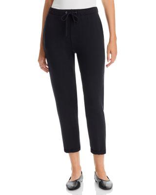 French Terry Cuffed Pants by MAJESTIC FILATURES