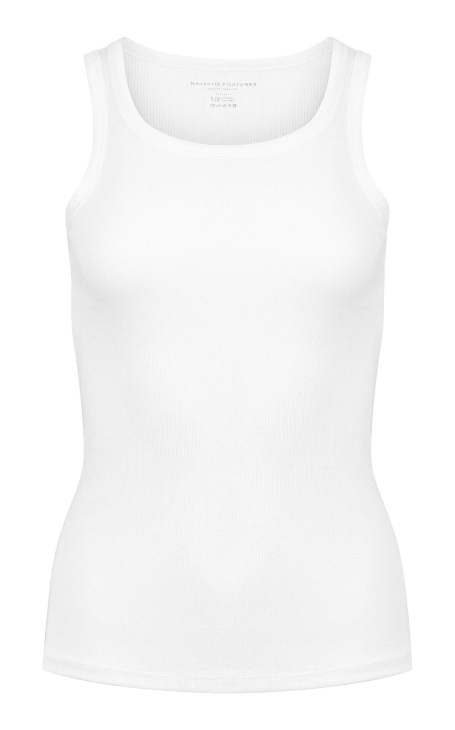 MAJESTIC FILATURES Stretch-Cotton Top - Moda Operandi by MAJESTIC FILATURES