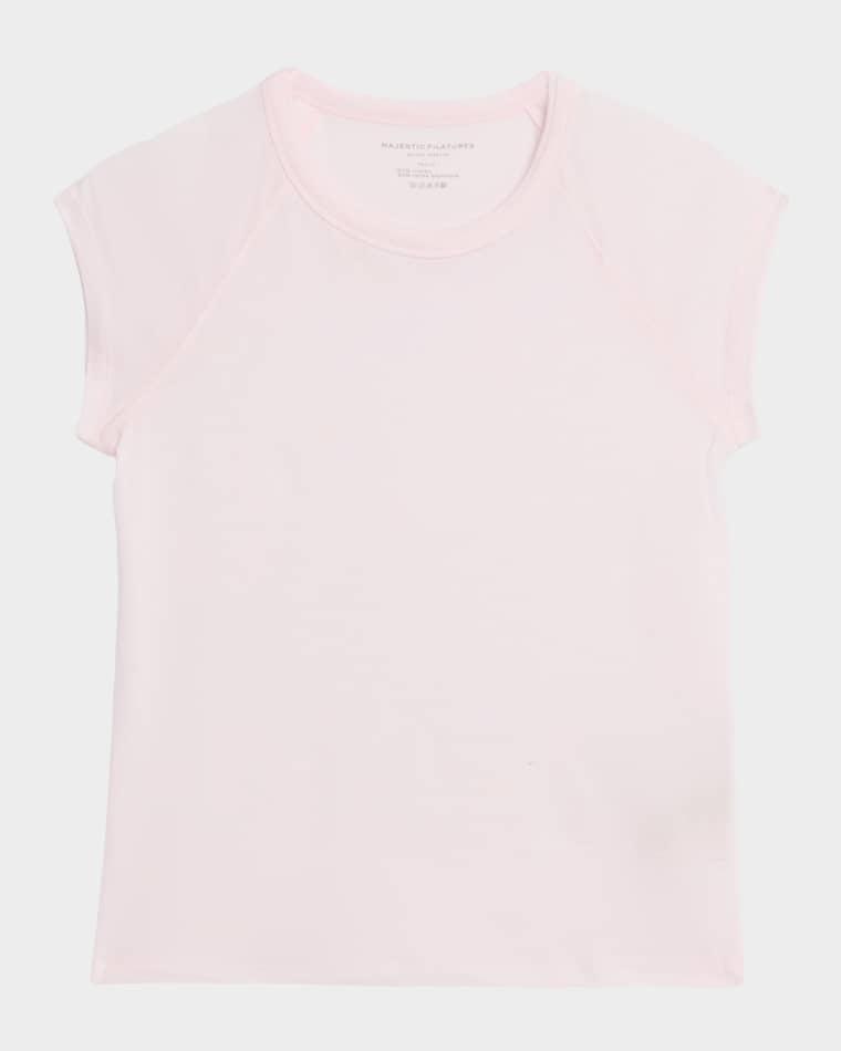 Raglan Cap-Sleeve Tee by MAJESTIC FILATURES