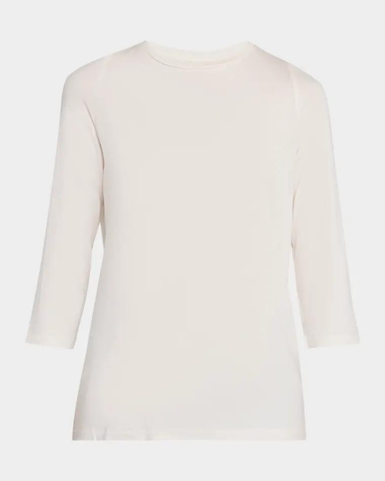 Soft Touch Boatneck Top by MAJESTIC FILATURES