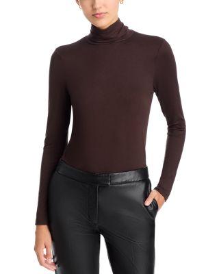 Soft Touch Long Sleeve Turtleneck by MAJESTIC FILATURES
