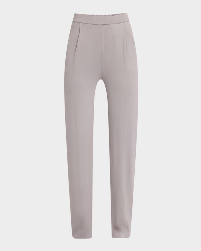 Soft Touch Straight-Leg Pant by MAJESTIC FILATURES