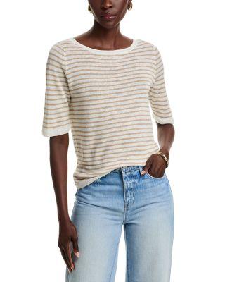 Striped Sweater by MAJESTIC FILATURES