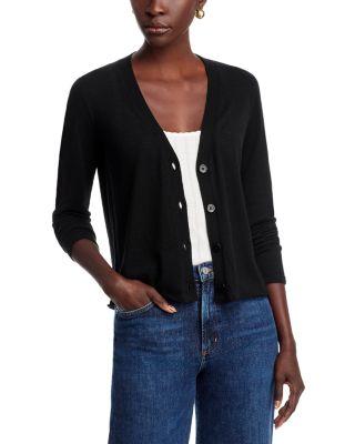 V Neck Cardigan by MAJESTIC FILATURES