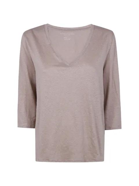 V-neck T-shirt by MAJESTIC FILATURES