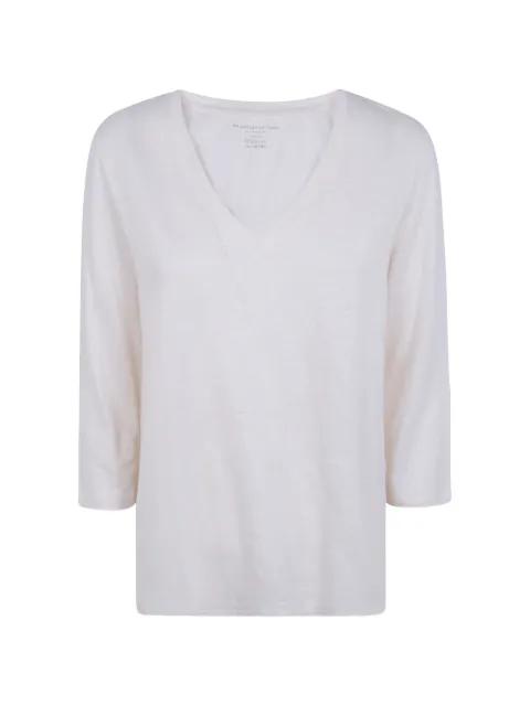 V-neck T-shirt by MAJESTIC FILATURES