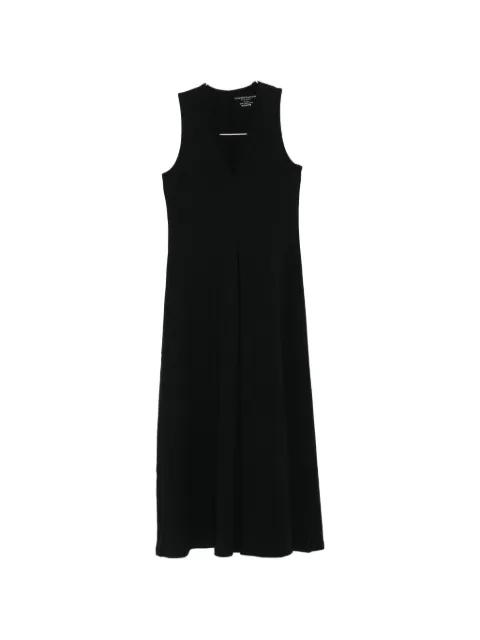 V-neck midi dress by MAJESTIC FILATURES