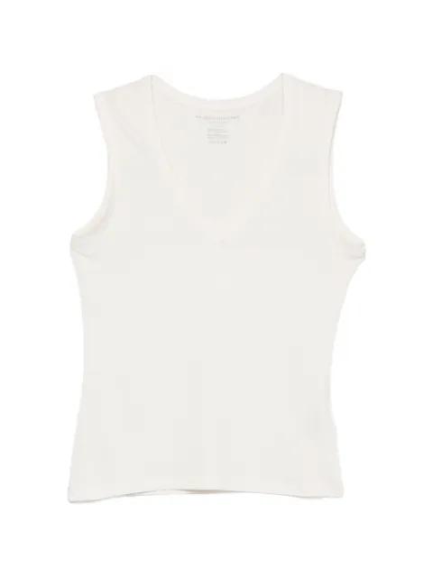 V-neck tank top by MAJESTIC FILATURES
