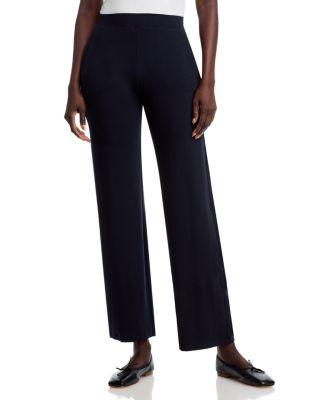 Wide Leg Pull On Pants by MAJESTIC FILATURES