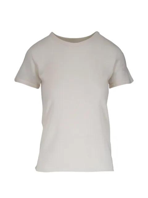 fine-knit crew-neck T-shirt by MAJESTIC FILATURES