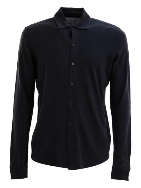long-sleeve button-up shirt by MAJESTIC FILATURES