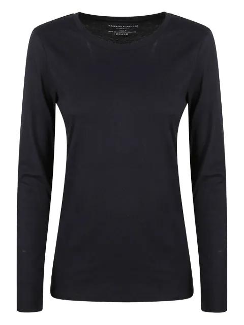 long-sleeve top by MAJESTIC FILATURES