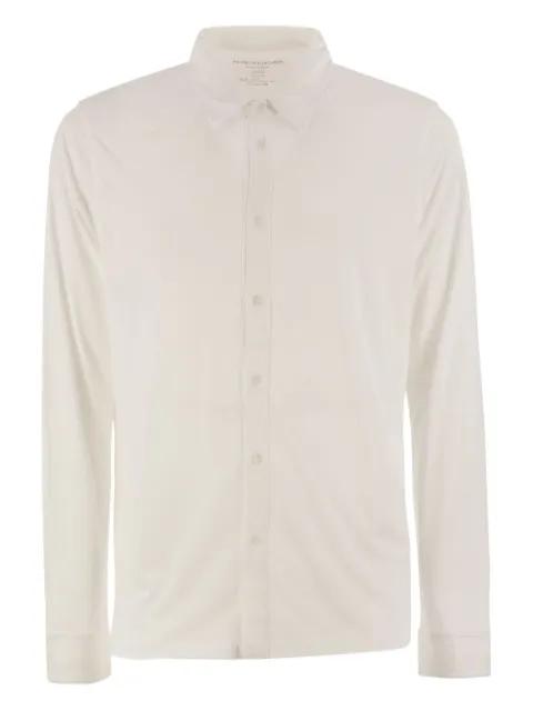 long-sleeved button shirt by MAJESTIC FILATURES