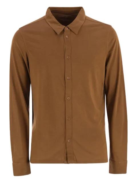 long-sleeved button shirt by MAJESTIC FILATURES