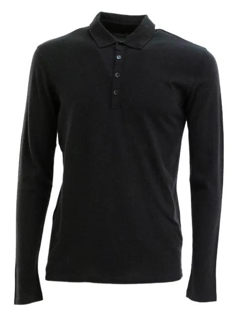 long-sleeved polo shirt by MAJESTIC FILATURES