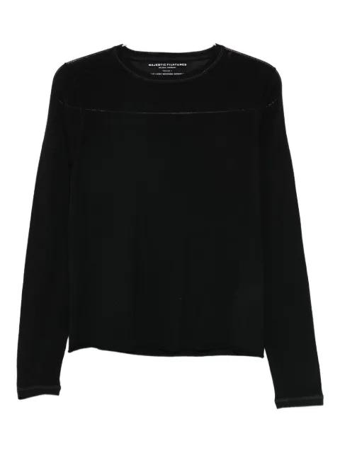 merino wool sweatshirt by MAJESTIC FILATURES