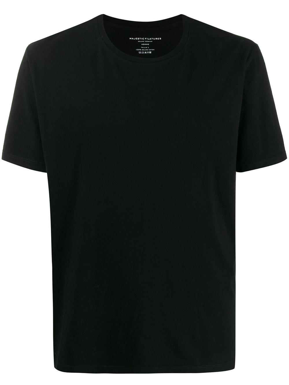 plain crew-neck T-shirt by MAJESTIC FILATURES