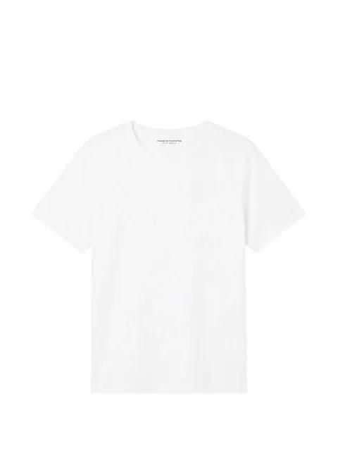 raw-edge T-shirt by MAJESTIC FILATURES