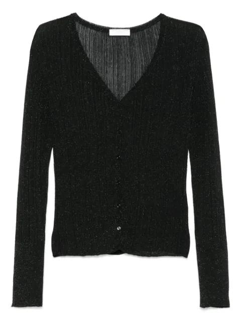 ribbed cardigan by MAJESTIC FILATURES