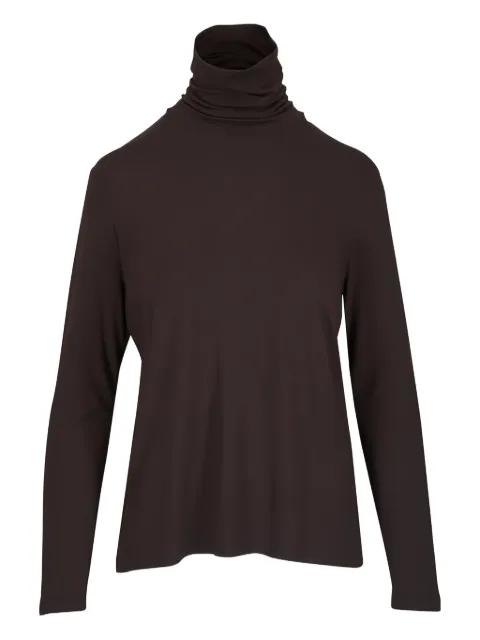 roll neck long-sleeved top by MAJESTIC FILATURES