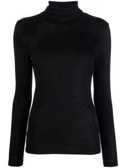 rollneck jumper by MAJESTIC FILATURES