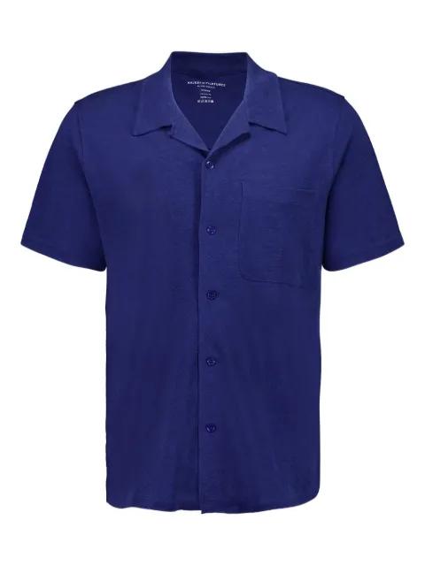 short-sleeve button-up shirt by MAJESTIC FILATURES