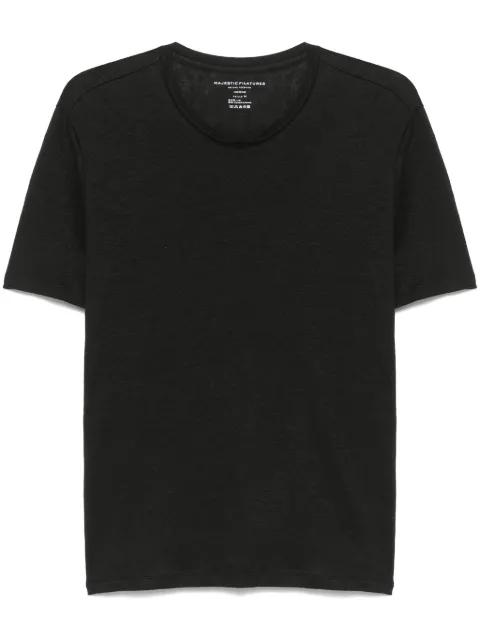 short-sleeve crew-neck T-shirt by MAJESTIC FILATURES