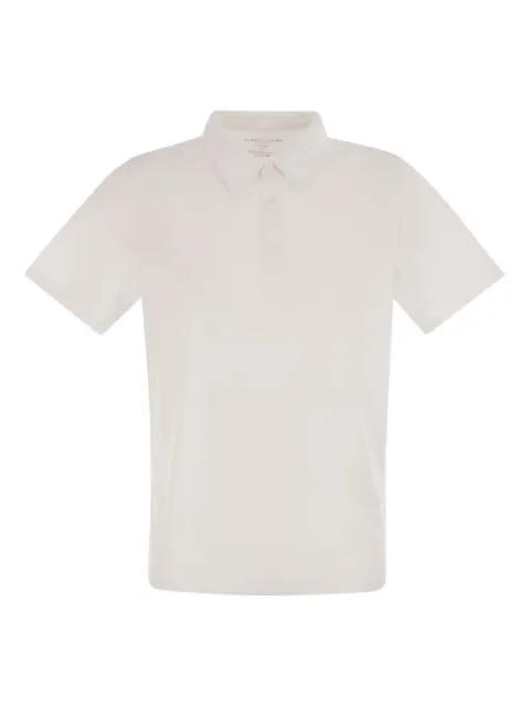 short-sleeved three-button polo shirt by MAJESTIC FILATURES