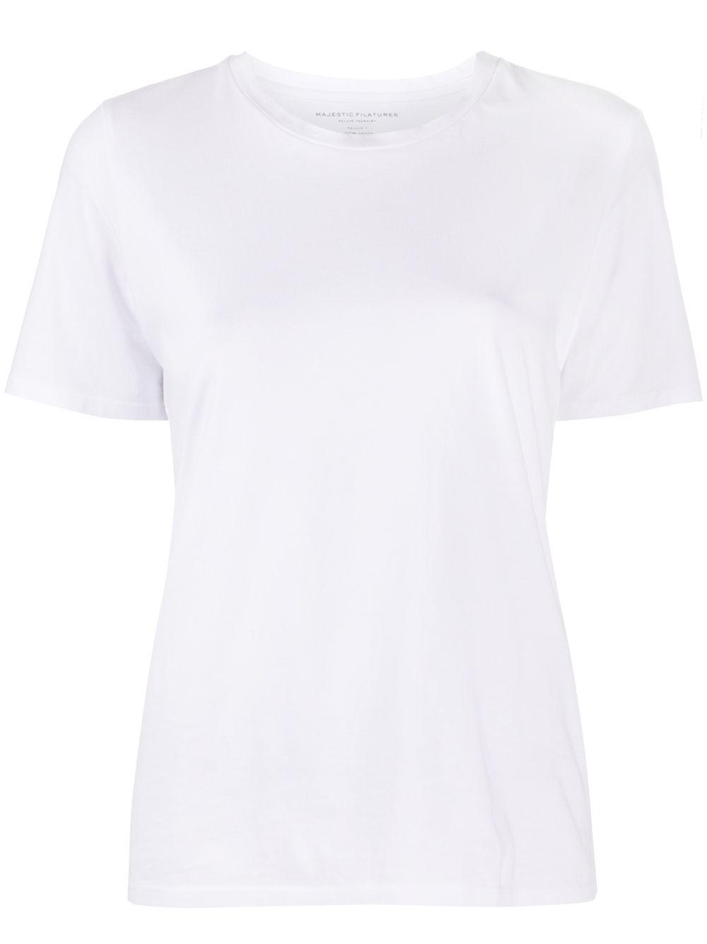 shortsleeved crew neck T-shirt by MAJESTIC FILATURES