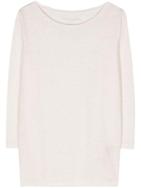 slub-texture T-shirt by MAJESTIC FILATURES