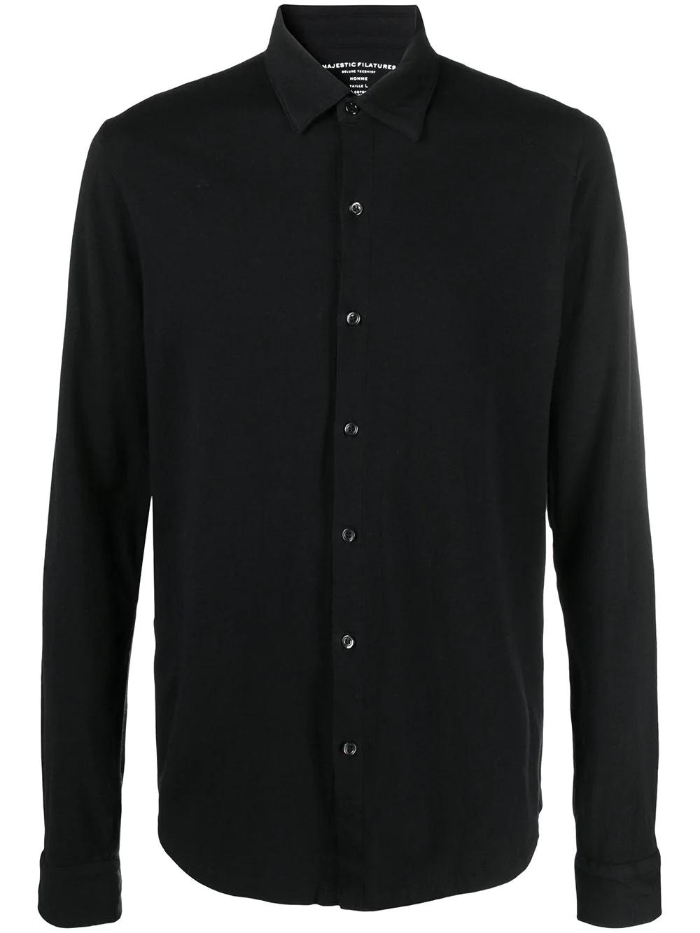 stretch-fit shirt by MAJESTIC FILATURES