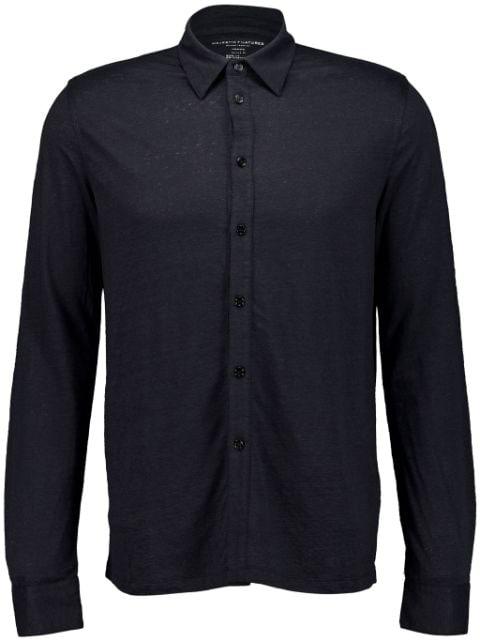 stretch-linen shirt by MAJESTIC FILATURES