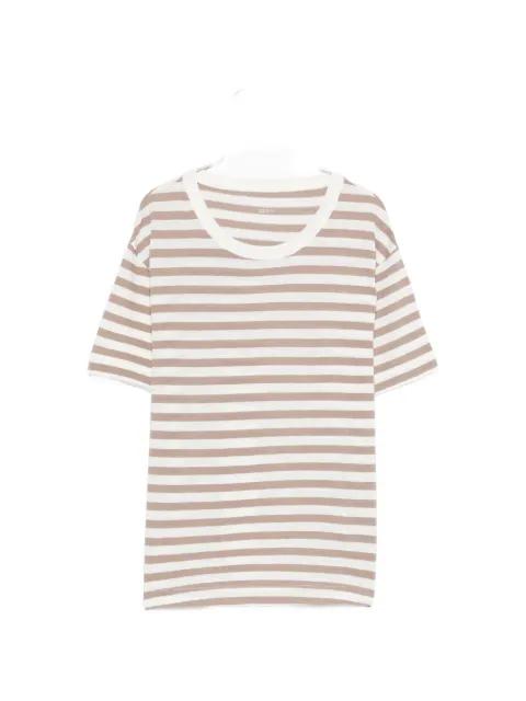 striped short-sleeve T-shirt by MAJESTIC FILATURES