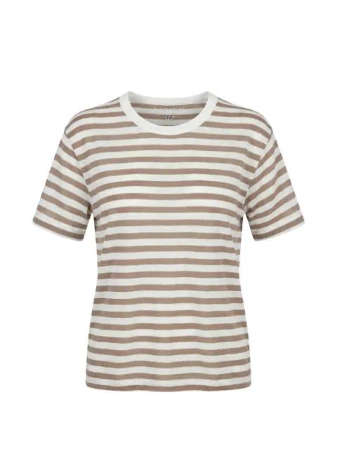 striped short-sleeve T-shirt by MAJESTIC FILATURES