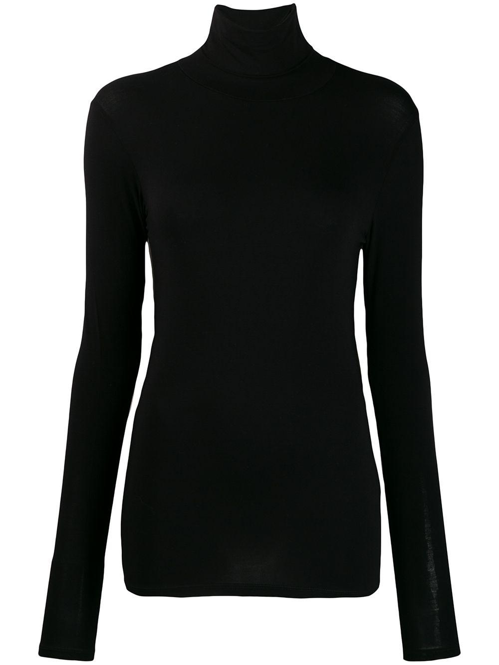 turtleneck jersey top by MAJESTIC FILATURES
