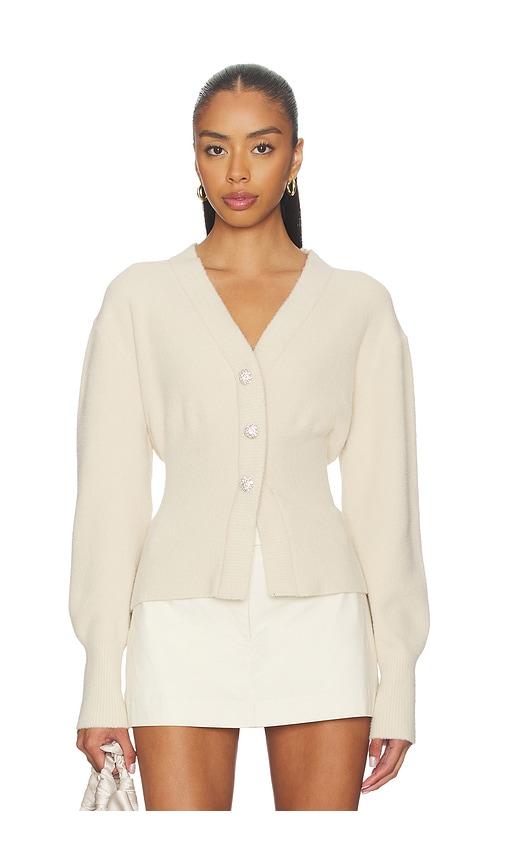 MAJORELLE Alden Cardigan in Neutral by MAJORELLE