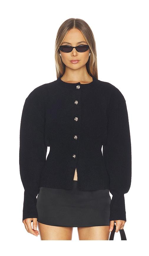 MAJORELLE Arana Cardigan in Black by MAJORELLE