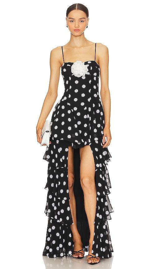 MAJORELLE Brandi Gown in Black by MAJORELLE