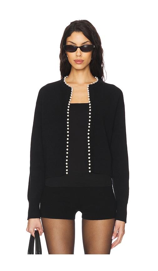 MAJORELLE Camelli Cardigan in Black by MAJORELLE