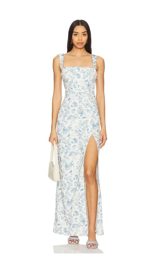 MAJORELLE Carmella Gown in White by MAJORELLE