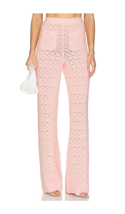 MAJORELLE Emiliana Knit Pant in Pink by MAJORELLE