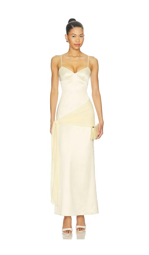 MAJORELLE Emmie Gown in Yellow by MAJORELLE
