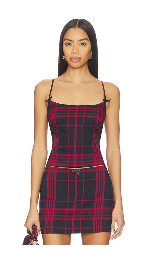 MAJORELLE Essie Top in Navy by MAJORELLE