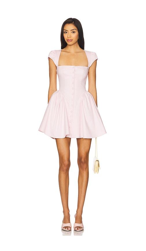 MAJORELLE Jameson Mini Dress in Pink by MAJORELLE